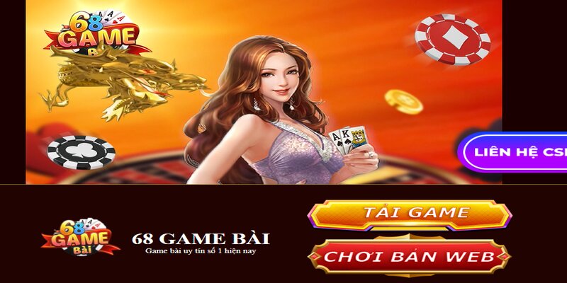 Cách thức tải app theo hướng dẫn 68 game bài